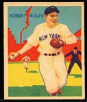 1934-36 Diamond Stars Baseball- #29 Red Rolfe, Yankees- 1935 Green Back 