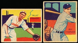 1934-36 Diamond Stars Baseball- 2 Diff
