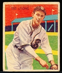 1934-36 Diamond Stars Baseball- #43 Ted Lyons, White Sox- 1935 green back.