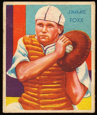 1934-36 Diamond Stars Baseball- #64 Jimmy Foxx, A’s