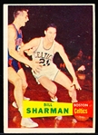 1957-58 Topps Bask- #5 Bill Sharman, Celtics- RC