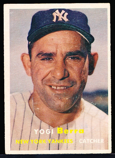 1957 Topps Baseball- #2 Yogi Berra, Yankees