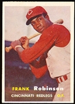 1957 Topps Baseball- #35 Frank Robinson, Reds- Rookie!