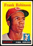 1958 Topps Baseball- #285 Frank Robinson, Reds