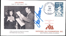 Autographed June 19, 1984 Lou Gehrig National ALS Foundation, Inc. Cachet- Signed by Tom Seaver
