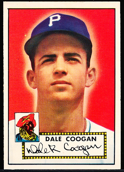 1952 Topps Baseball- #87 Dale Coogan, Pirates