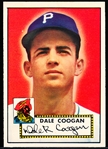1952 Topps Baseball- #87 Dale Coogan, Pirates