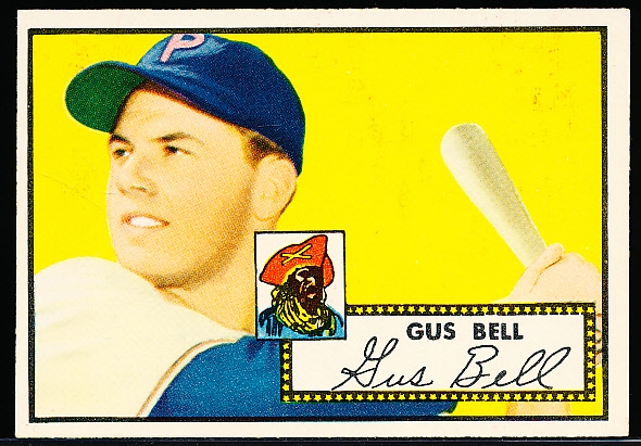 1952 Topps Baseball- #170 Gus Bell, Pirates