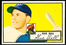 1952 Topps Baseball- #170 Gus Bell, Pirates