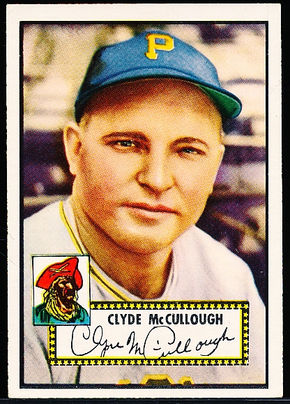 1952 Topps Baseball- #218 McCullough, Pirates