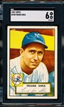 1952 Topps Baseball- #248 Frank Shea, Yankees- SGC 6 (Ex-Nm)