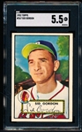 1952 Topps Baseball- #267 Sid Gordon, Braves- SGC 5.5 (Ex+)