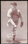 1939-46 Salutation Baseball Exhibit- Bob Feller, Yours Truly- Pitching Pose