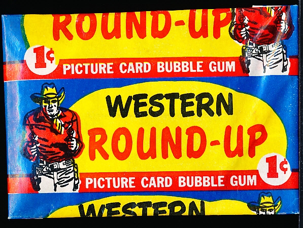 1956 Topps Western “Round-Up”- One Unopened 1 Cent Wax Pack