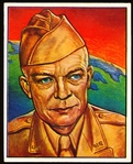 1951 Bowman- “Red Menace”- #24 Dwight Eisenhower- Light cream back.