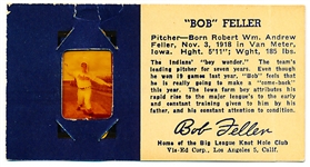 1949 Cleveland Indians Vis-Ed Bsbl. Slides- Bob Feller