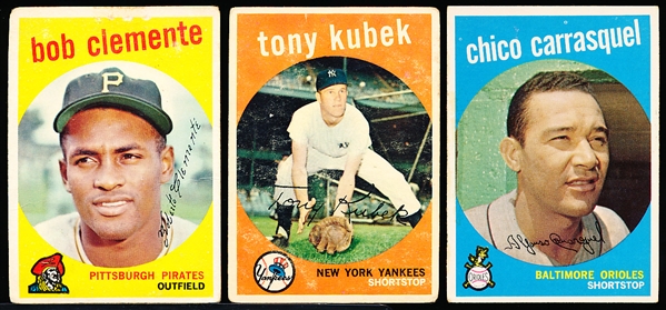 1959 Topps Bb- 5 Diff