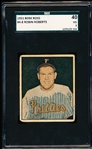 1951 Berk Ross Bb- #4-8 Robin Roberts, Phillies- SGC 40 (VG 3)