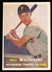 1957 Topps Bb- #24 Bill Mazeroski RC