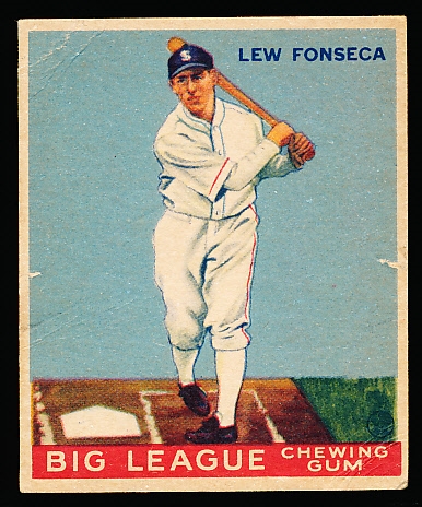 1933 Goudey Baseball- #43 Fonseca, White Sox