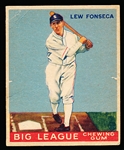 1933 Goudey Baseball- #43 Fonseca, White Sox