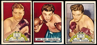 1951 Topps Ringside Boxing- 3 Cards