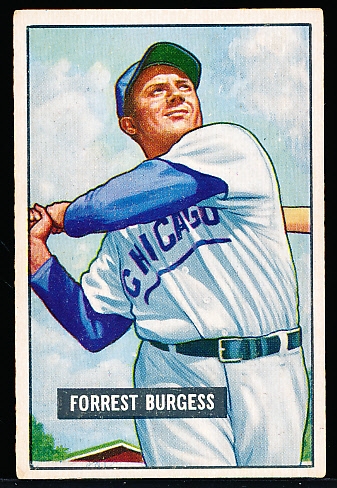 1951 Bowman Bb- #317 Burgess Hi#
