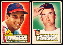 1952 Topps Bb- 2 Diff