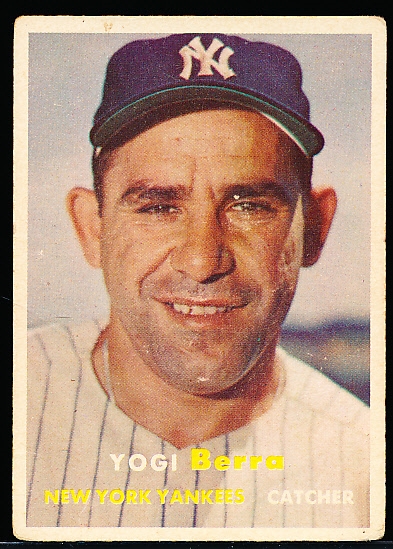 1957 Topps Bb- #2 Yogi Berra, Yankees