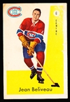 1959-60 Parkhurst Hockey- #6 Jean Beliveau, Montreal