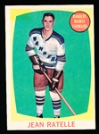 1961-62 Topps Hockey- #60 Jean Ratelle RC, Rangers