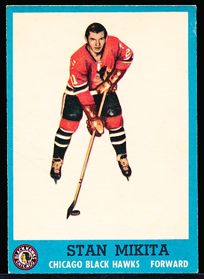 1962-63 Topps Hockey- #34 Stan Mikita, Chicago