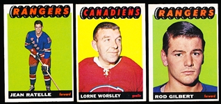 1965-66 Topps Hockey- 3 Diff