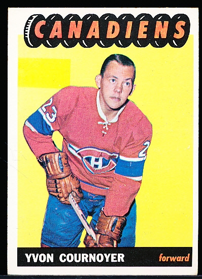1965-66 Topps Hockey- #76 Yvon Cournoyer RC, Montreal