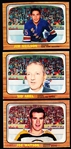 1966-67 Topps Hockey- 3 Diff