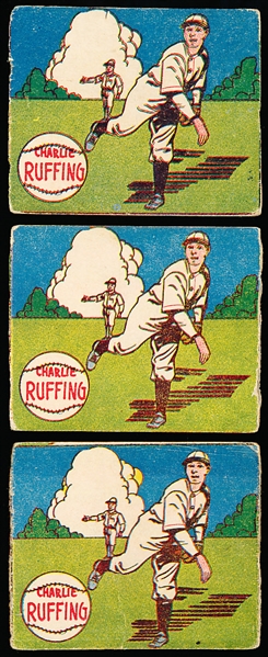 1943 MP & Co- Red Ruffing- 3 Cards