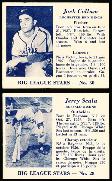 1950 V362 Big League Stars- 2 Diff