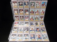 1984 Topps USFL Ftbl.- 128 Diff. Cards in Pages