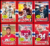 1985 Topps USFL Ftbl.- 1 Complete Set of 132 Cards with Original Factory Box