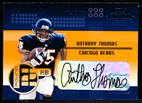 2001 Playoff Contenders Ftbl. “Round Numbers” #RN8 A. Thomas/T. Henry