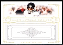 2007 Playoff National Treasures Ftbl. “HoloGold” #74 Walter Payton, Bears- #3/5!