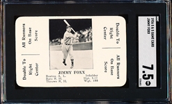 1936 S&S Game Card- Jimmy Foxx- SGC 7.5 (NM+)