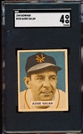 1949 Bowman Bb- #230 Augie Galan, Giants- Hi#- SGC 4 (Vg-Ex)