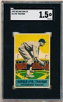 1933 Delong Baseball- #12 Pie Traynor, Pirates- SGC 1.5 (Fair)- Tough issue.