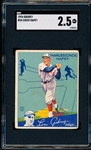 1934 Goudey Baseball- #34 Chick Hafey, Reds- SGC 2.5 (Gd+)