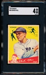 1934 Goudey Baseball- #88 Homer Peel, NY Giants- SGC 4 (Vg-Ex)- Hi#