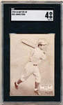 1934-36 Batter Up Baseball- #28 Jimmie Foxx, A’s- SGC 4 (Vg-Ex)- Brownish Tint!