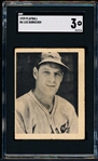 1939 Playball Baseball- #6 Leo Durocher, Brooklyn Dodgers- SGC 3 (Vg)- Name in upper and lower case