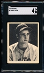 1939 Playball Baseball- #7 Bobby Doerr, Red Sox- SGC 4 (Vg-Ex)- Name in all caps.