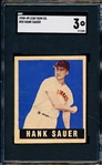 1948-49 Leaf Baseball- #20 Hank Sauer, Cinc. Reds- SP! – SGC 3 (Vg)
